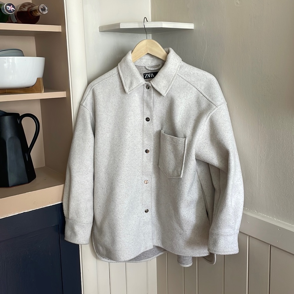 Zara Cream Shacket